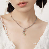 Blueberry Rabbit Necklace