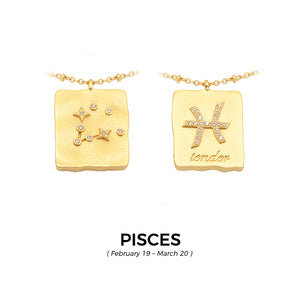 Star Necklace Pisces